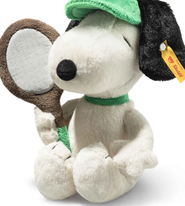 Steiff Snoopy Tennis 22cm bunt