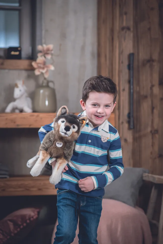 Steiff Snorry Schlenker Wolf 40cm grau/braun 69284