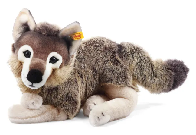 Steiff Snorry Schlenker Wolf 40cm grau/braun 69284
