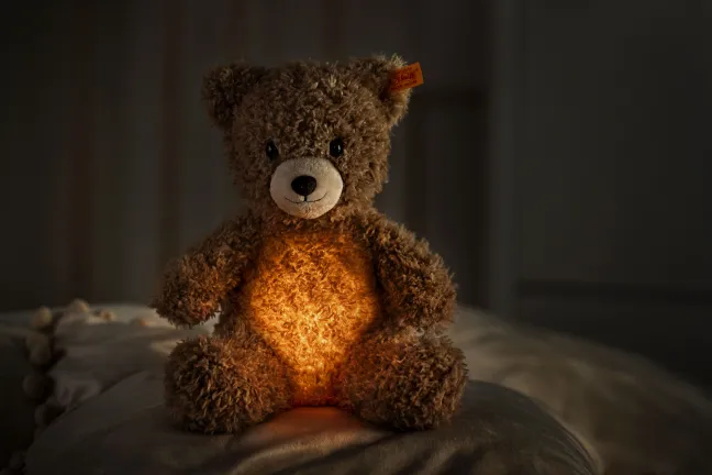 Steiff Teddybär Caspar 28cm hellbraun mit Nachtlicht