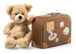 Steiff Teddybär Fynn 28cm beige im Koffer 111471