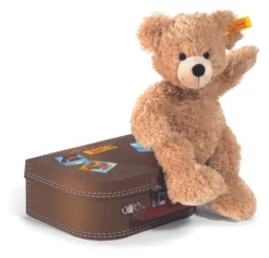 Steiff Teddybär Fynn 28cm beige im Koffer 111471