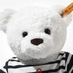 Steiff Teddybär Manni 30cm weiß mit T-Shirt