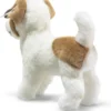 Steiff Terrie Hund 17cm weiß/braun stehend