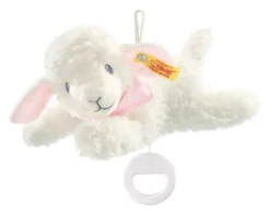 Steiff Träum Süß Lamm Spieluhr 25cm weiß