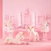 Steiff Unica Schlenker Einhorn im Koffer 20cm weiß
