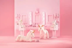 Steiff Unica Schlenker Einhorn im Koffer 20cm weiß