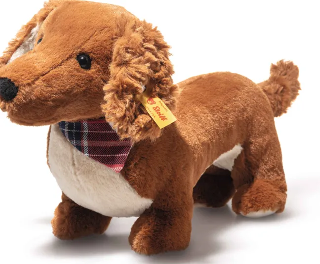Steiff Waldi Dackel 30cm braun stehend