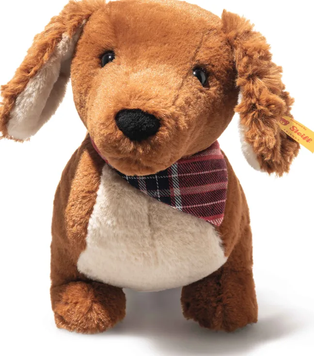 Steiff Waldi Dackel 30cm braun stehend