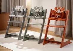 STOKKE® Aktions-Set Tripp Trapp® Storm grey + Babyset² Storm grey