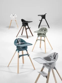STOKKE® Clikk™ Hochstuhl Fjord blue/natur 695803