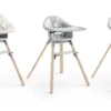 STOKKE® Clikk™ Hochstuhl schwarz / Warm Brown 695805