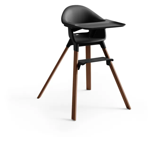 STOKKE® Clikk™ Hochstuhl schwarz / Warm Brown 695805
