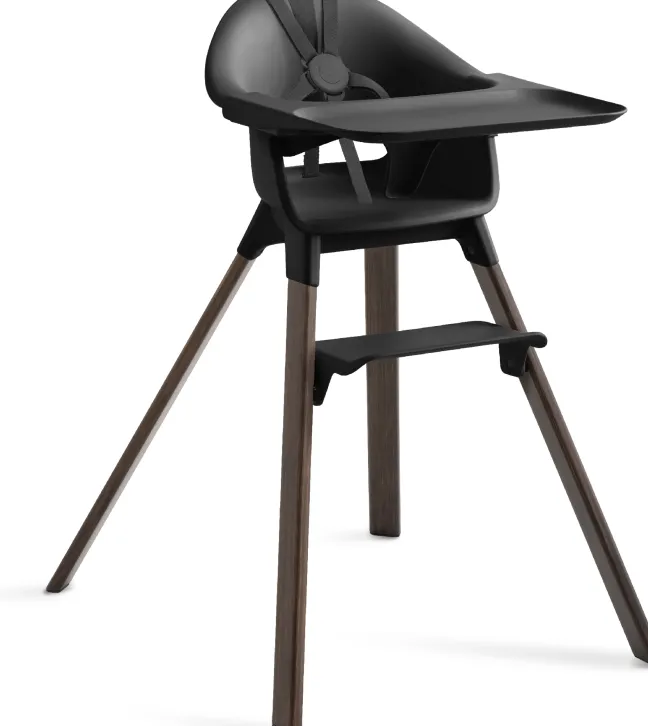 STOKKE® Clikk™ Hochstuhl schwarz / Warm Brown 695805