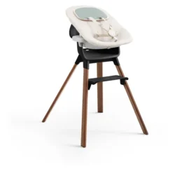 STOKKE® Clikk™ Set Hochstuhl schwarz / Warm Brown inkl. Newborn Set
