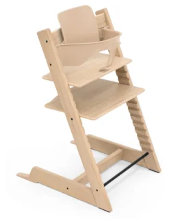 STOKKE® Mega Set Tripp Trapp® Eiche natur + Babyset² natur + Tray Tisch weiß