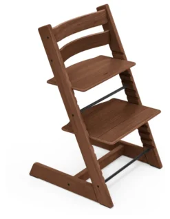 STOKKE® Mega Set Tripp Trapp® Eiche warm braun + Babyset warm braun + Tray Tisch weiß