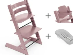 STOKKE® Mega Set Tripp Trapp® Heather Mauve + Babyset² Heather Mauve + Newbornset