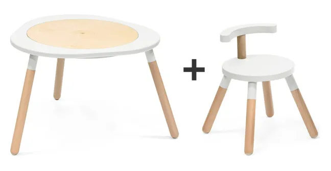 Stokke® MuTable™ V2 Tisch mit Stuhl White
