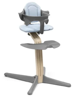 STOKKE® Nomi® Set Hochstuhl inkl. Babyset Buche grau