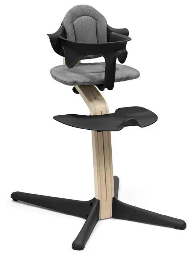STOKKE® Nomi® Set Hochstuhl inkl. Babyset Buche schwarz