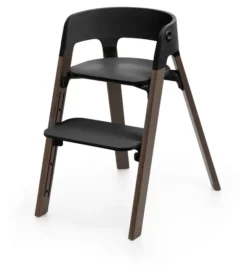 STOKKE® Steps™ Hochstuhl Set schwarz/warm braun
