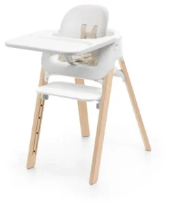 STOKKE® Steps™ Hochstuhl Set weiß/natur