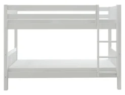 THUKA Nordic Etagenbett Crossbar mit gerader Leiter weiß