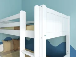 THUKA Nordic Etagenbett Romantic mit gerader Leiter weiß