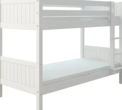 THUKA Nordic Etagenbett Romantic mit gerader Leiter weiß
