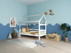 THUKA Nordic Hausbett Crossbar weiß