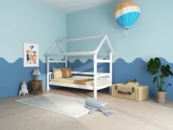 THUKA Nordic Hausbett Crossbar weiß