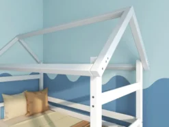 THUKA Nordic Hausbett Crossbar weiß