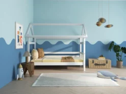 THUKA Nordic Hausbett Crossbar weiß