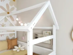 THUKA Nordic Hausbett Romantic mit 2 Schubladen weiß