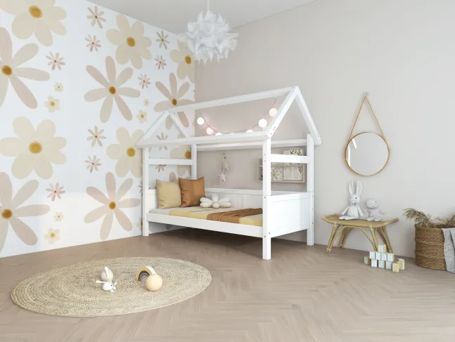 THUKA Nordic Hausbett Romantic weiß