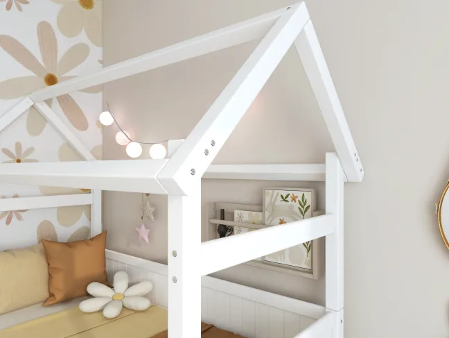 THUKA Nordic Hausbett Romantic weiß