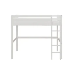 THUKA Nordic Hochbett Romantic mit gerader Leiter weiß
