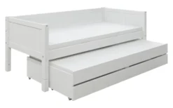 THUKA Nordic Kojenbett Romantic mit Gästebett & 2 Schubladen weiß