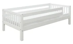 THUKA Nordic Tagesbett Crossbar mit 3/4 Absturzsicherung weiß