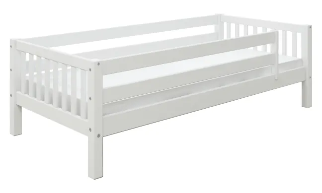 THUKA Nordic Tagesbett Crossbar mit 3/4 Absturzsicherung weiß