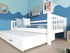 THUKA Nordic Tagesbett Crossbar mit Gästebett weiß