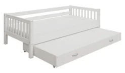 THUKA Nordic Tagesbett Crossbar mit Gästebett weiß