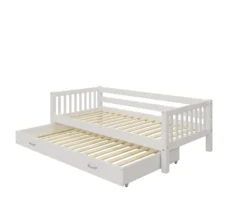 THUKA Nordic Tagesbett Crossbar mit Gästebett weiß