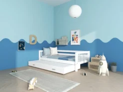 THUKA Nordic Tagesbett Crossbar mit Gästebett weiß