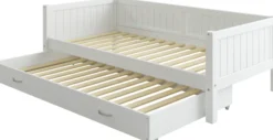 THUKA Nordic Tagesbett Romantic mit Gästebett weiß