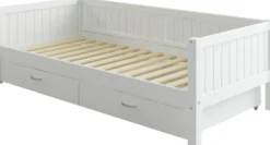 THUKA Nordic Tagesbett Romantic mit 2 Schubladen weiß