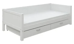 THUKA Nordic Tagesbett Romantic mit 2 Schubladen weiß