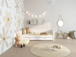 THUKA Nordic Tagesbett Romantic mit 2 Schubladen weiß