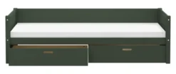 THUKA Viggo Tagesbett 90x200cm mit Bettkästen grün